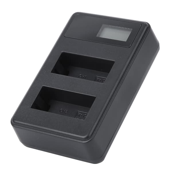 SEIVI LP E17 Kamerabatterilader USB Smartlader LCD Elektrisk Mengde Dobbel Spor