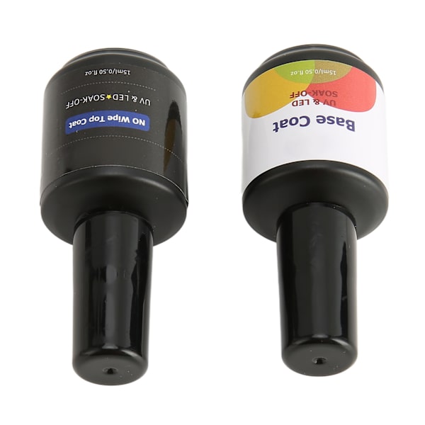Topplack och baslack set professionell nagelsalong långvarig glans finish klar nagelkonst bas topplack
