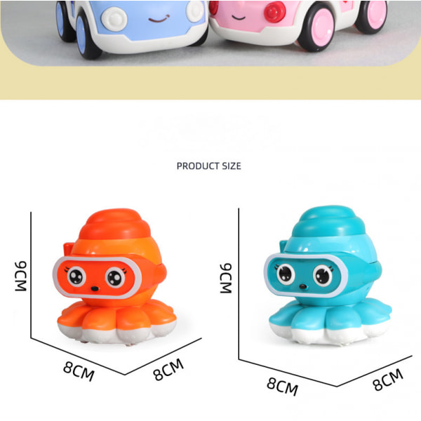 Tecknad baby Push and Go-leksaker, barnleksaker Bil för flickor Pojkar,  tidiga pedagogiska leksaker för 1 2 3 4 5 6 år gamla pojkar flickor 194a |  Fyndiq
