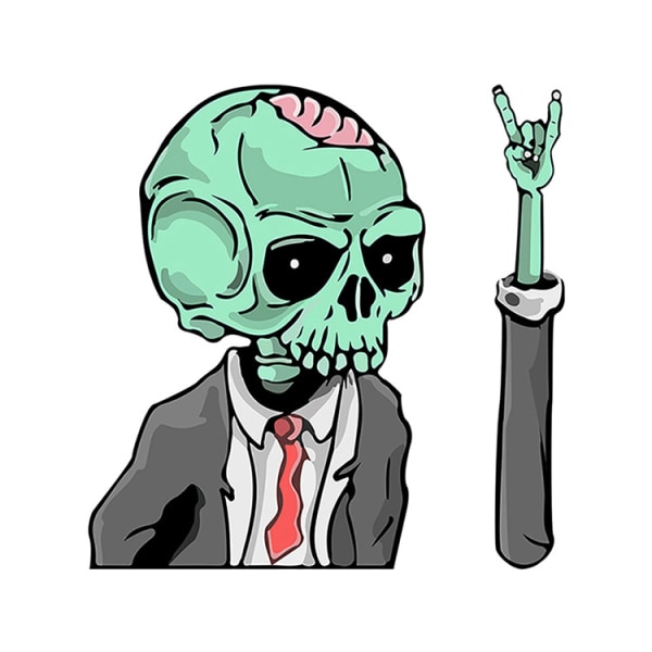 (2 kpl) Halloween-kauhu-pyyhkijän tarra Auton tarra Takalasin pyyhkijän tarra Kurpitsan pyyhkijän tarra (zombi-luuranko)