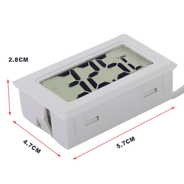 Mini digital LCD inomhustemperatur och fuktighetsmätare termometer hygrometer