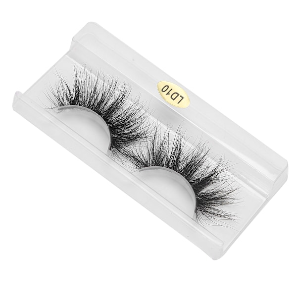 5D 25mm Falska Ögonfransar Makeup Falska Ögonfransar Fluffiga Lockiga Långa Falska Fransar LD10