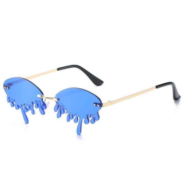 Fladdermus Solbriller Uden Stel Goth Briller til Kvinder Mænd Halloween Fest Briller Trendy Briller UV 400 Beskyttelse