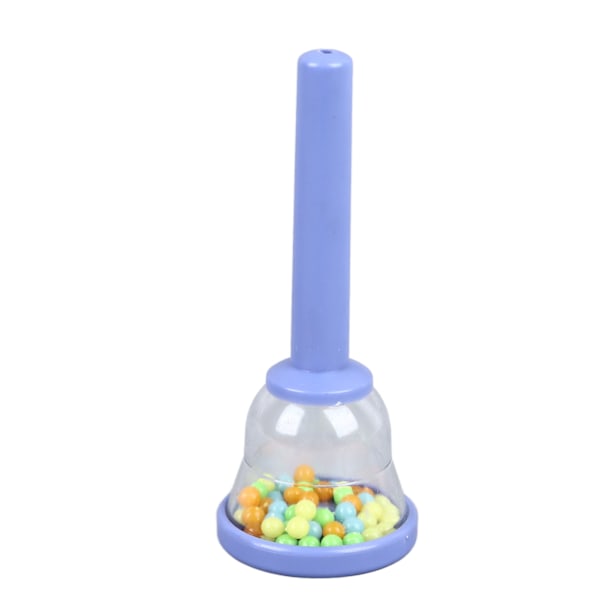Barn Hand Bell Barn Grip Träning Plast Hand Percussion Bell för Tidig Utbildning W217 Blå