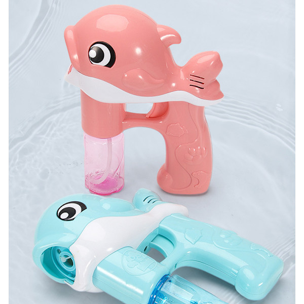 Bubbelpistol Kit, Val Automatisk Bubbelmaskin Blåsmaskin, Party Favörer, Sommarleksak, Födelsedag, Utomhus & Inomhusaktivitet pink