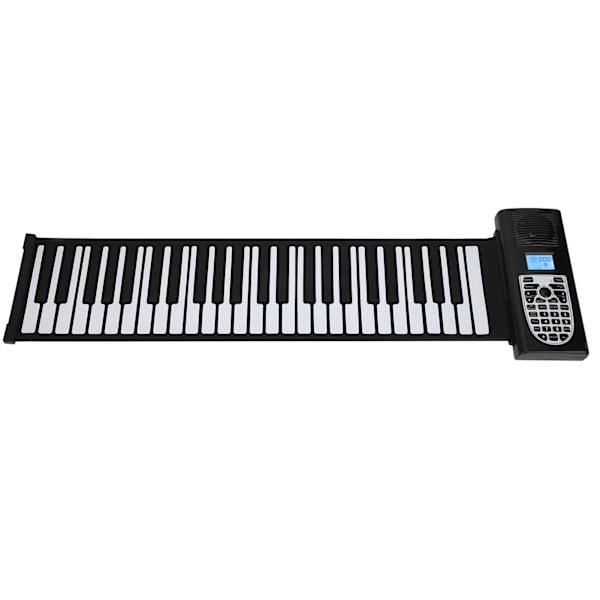 Mjukt tangentbord piano 49-tangenters hoprullbar elektronisk multifunktionell förtjockad polyfon silikon