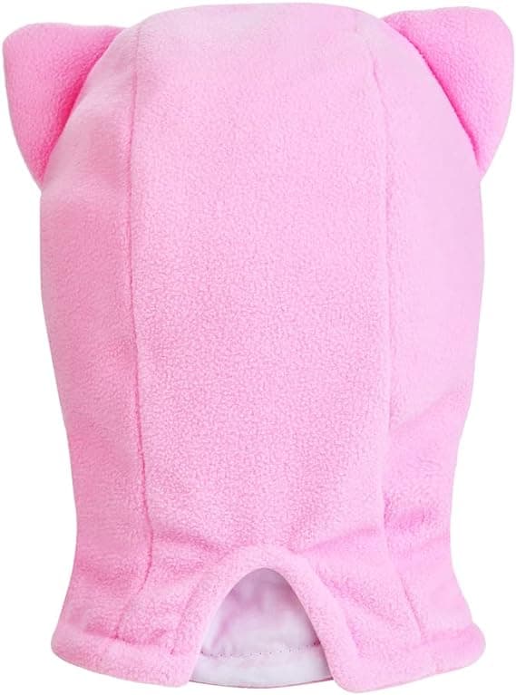 Barnens vintervarma ridhatt Balaclava hatt Pullover hatt Tjockad polarfleece kall hatt