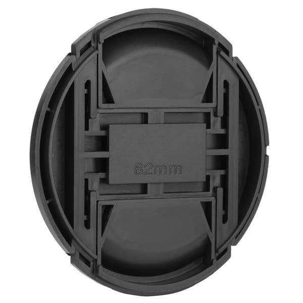 Støvbeskyttende klemfrontlinsedeksel med snor (82MM)