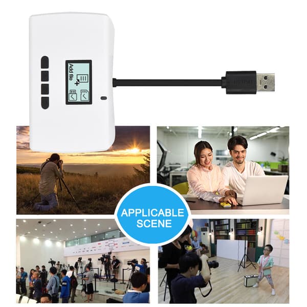 CAR-01 Smart Card Reader USB3.0 Hög hastighet Överföring Kamera Minneskort Dataåterställning (Vit)