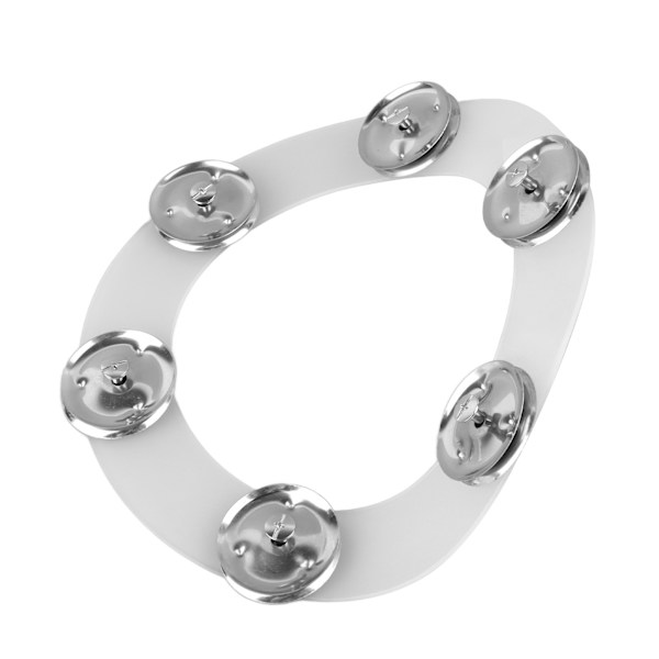 Trumma Hi Hat Ring Bell Silikon Dubbla Rader 6 Stycken Cymbal Ching Ring Tamburin