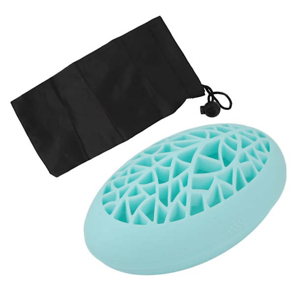 Silikon Makeup Borste Torkställ Organizer Professionell Hem Skrivbord Mjuk Kosmetisk Borste Rengöring Pad Blå