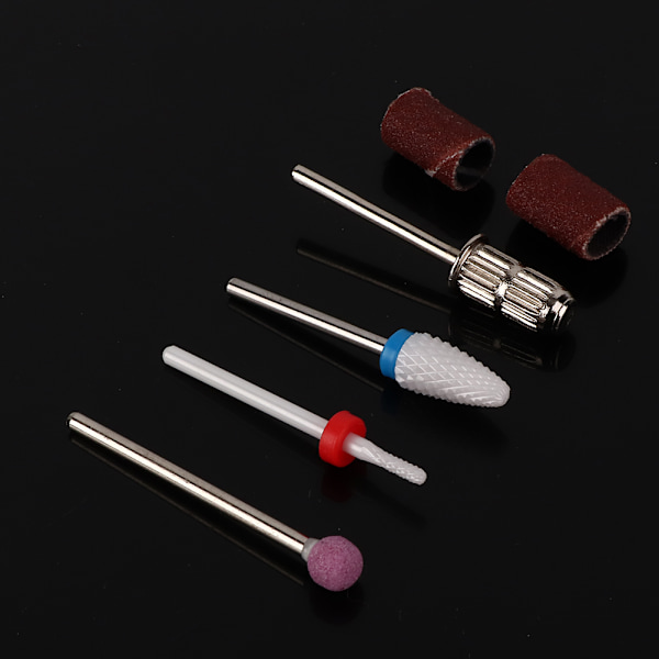 Tungstenstål nagelborr set nagelslipningshuvud poleringsverktyg manikyrtillbehör FD-1