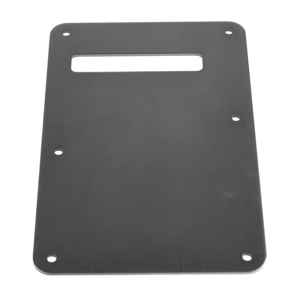 Elektrisk gitarr bakre bakplatta fjäderkåpa aluminiumlegering slät utseende gitarr bakplatta grå