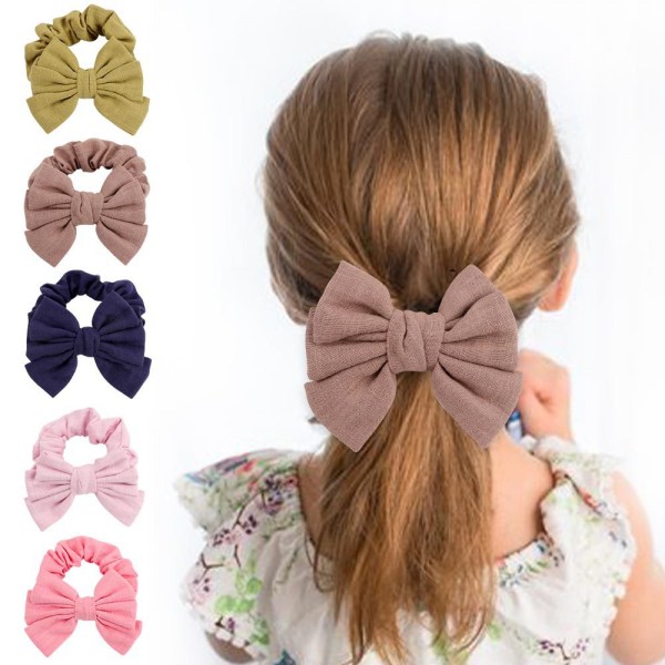 5-piece Bow Hairpin Bow Hairpin Girly Sweet And Cute Headdress Decoration Hair Accessories Ladies Ladies Party Gifts