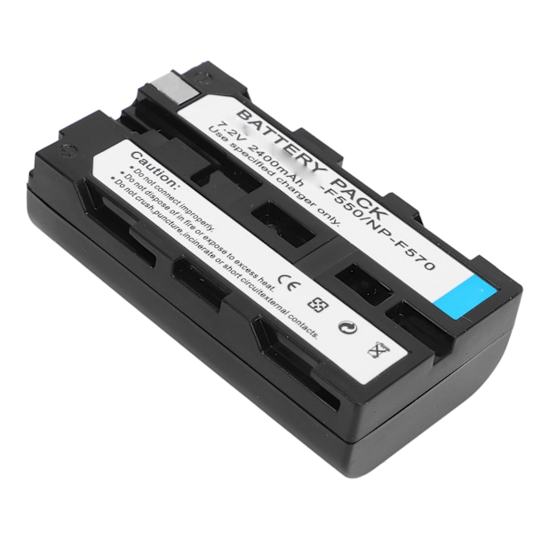 NP F550 batteri 2400mAh PCM Smart Chip NP F550 ersättningsbatteri för MC2500C 1500C kamera fyllningsljusmonitor