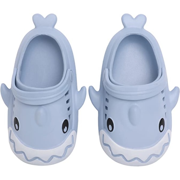 Children's slippers boys and girls shower pool summer slippers are suitable for young children（Light blue）