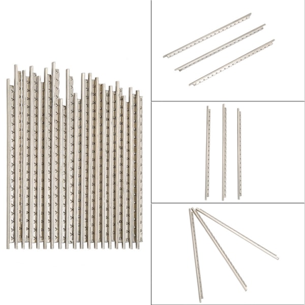 19 st/set 2,0 mm slitstark gitarrbandtråd set reservdelar för klassiska trägitarrer