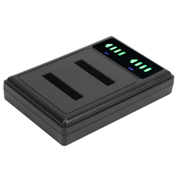 Dobbelt Hurtig Opladningshub Opladningsbase Micro TypeC LCD Display til ENEL19 Kamera Batteri