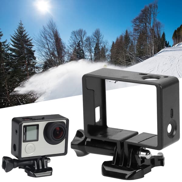 Sort kantrammebeskyttelseshus til Gopro 3 / 3+ / 4