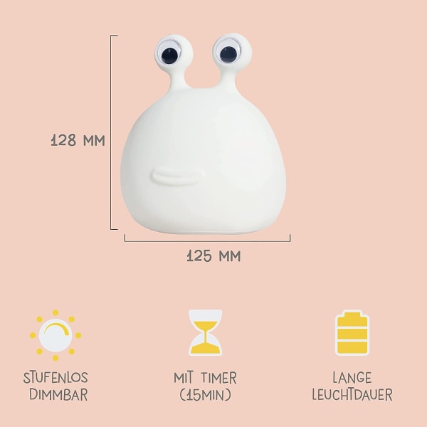 LED-yö yövalaisin, Lapset, Himmennettävä, Paristoilla toimiva, Alkuperäinen Univalo, Yövalo [Valkoinen]