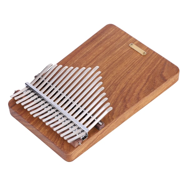 LINGTING 17-Key B-dur Kalimba Bærbar Tommelfinger Piano Pterocarpus Erinaceus Tretre