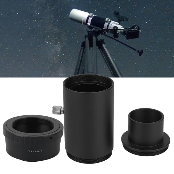 Astronomisk Teleskop 1,25 tommer Fast Forlængelsesrør M4/3 Adapter til T2‑M4/3 Adapterring