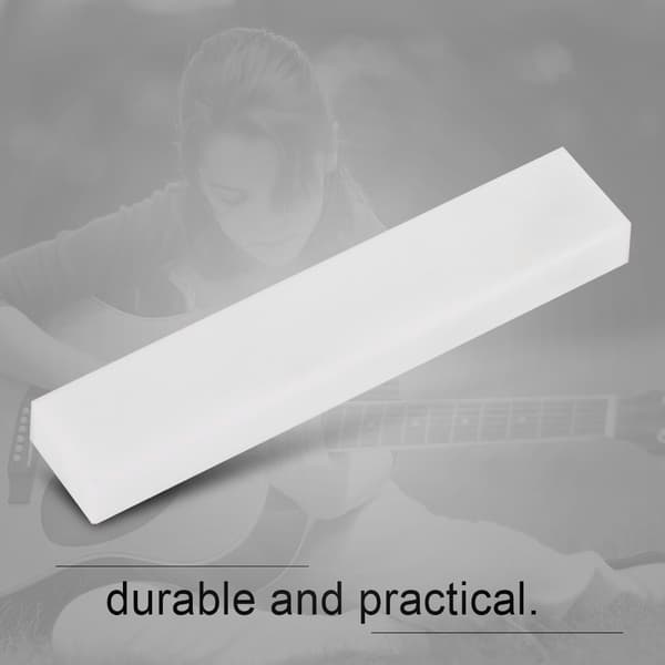 Nya nötkött ben gitarr muttrar delar tillbehör 52x6x10mm (6st)