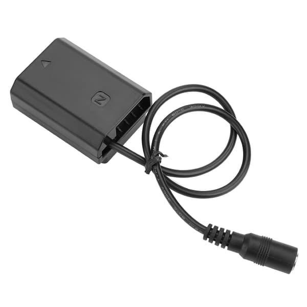 NP-FZ100 Fuldt kodet dummybatteri med adapter AC til Sony