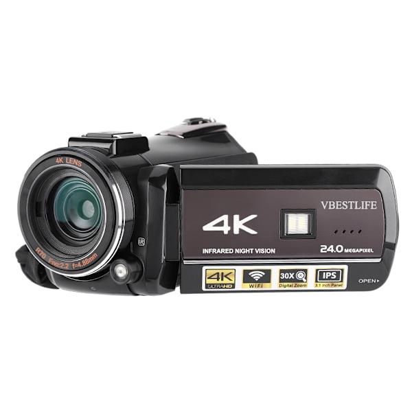 VBESTLIFE AC3-IPS WIFI 13MP 3,1\" pekskärm 30X zoom digital videokamera