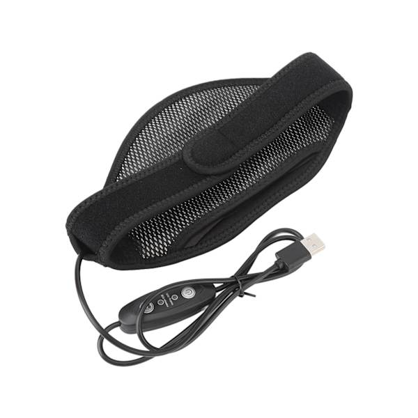 Lämmitettävä niskamassageri 5 vaihdetta värähtelyhieronta Pestävä USB-lämmitteinen niskasuojus kotikäyttöön toimistotyöhön