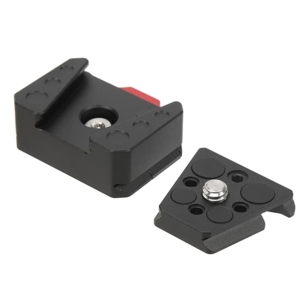 V Lock Quick Release Plate Multifunktionel Stabil Mini V Lock Monteringssæt til DSLR Stativ