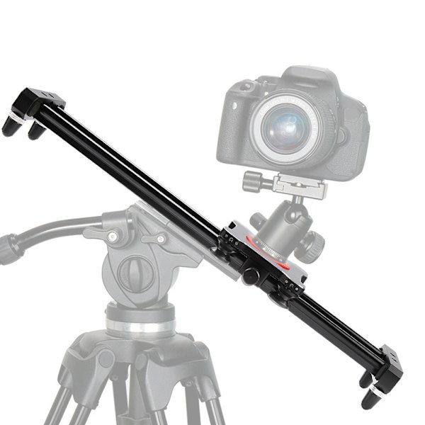 Ulanzi SL-40S 40CM 50CM Aluminiumlegering Mini Video Track Dolly Slider Rail för DSLR Telefon (40cm)