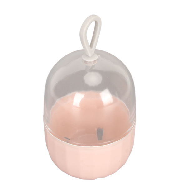 5 stk. Makeup Svamp Etui Transparent Multifunktionel Bærbar Beauty Egg Opbevaringsboks til Øreringe Halskæder