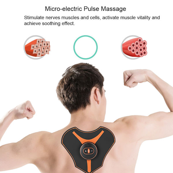 Mini Cervikal Massager Multifunktionel Skulder Nakke Massagepude Cervikal Hvirvelbehandling