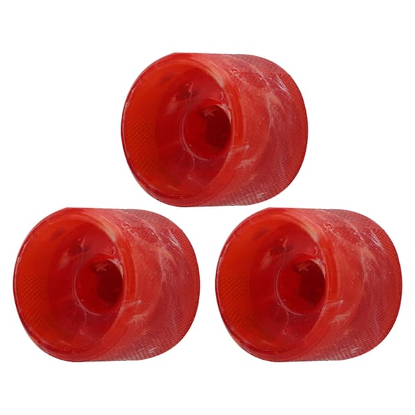 3 st elektrisk gitarrknopp sträng potentiometer regulator instrument tillbehör set kit röd