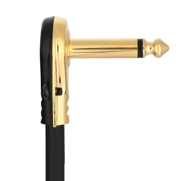1/4\" Vinkel Audio Patchkablar Sladdar för Elektrisk Gitarr Effektpedal (30cm-1st)