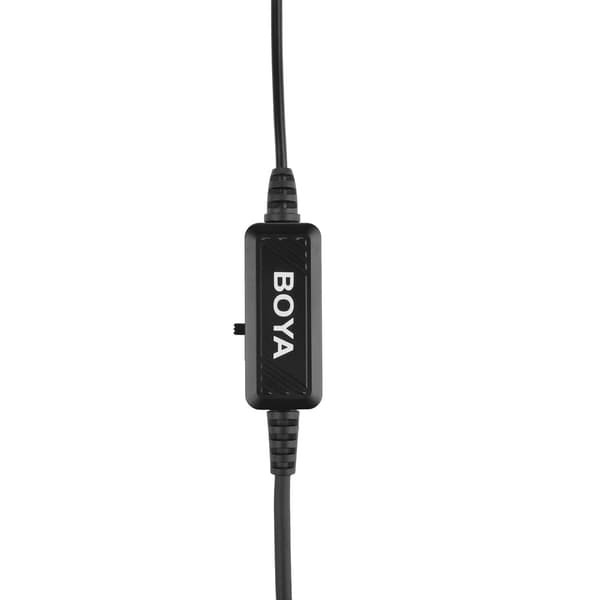 BOYA Universal 3-bens XLR hun til 3,5 mm han jack mikrofonkabel med justerbar lydstyrke