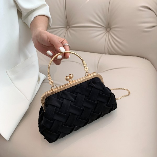 Naisten Iltapuku Kukkakuvioinen Juhla Prom Clutch-Laukku Kukallinen Morsian Hääkäsilaukku
