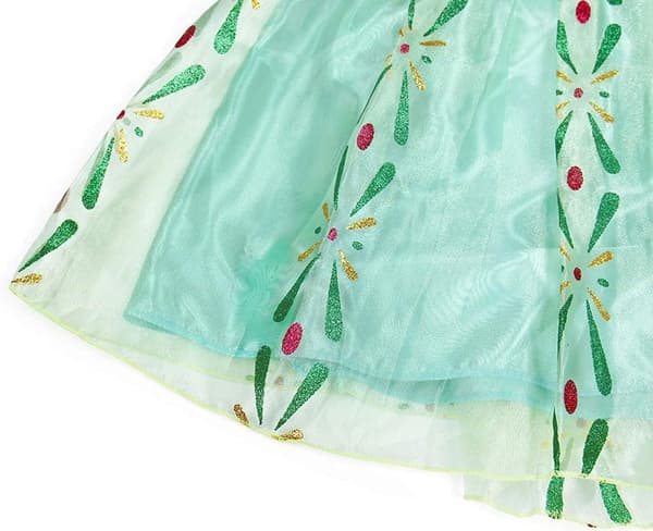Grön Flickor Cosplay Dansklänning Prinsesskostym 2-3T