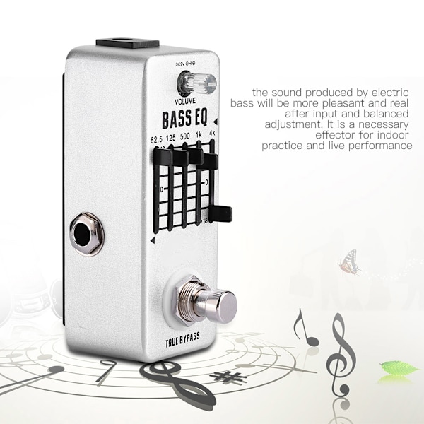LEF-317B Rowin Bass Balans Analog Echo för Elbas
