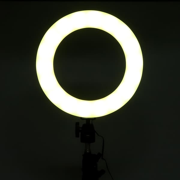 10\" LED Ring Fill Light med stativ - Justerbar LED Fill Light Kit til video, live og makeup