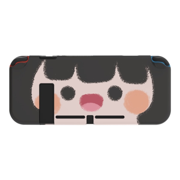 Dockningsbart case för Nintendo Switch, Soft TPU Slim Case Cover för NS-konsol och Joy-Con-kontroller