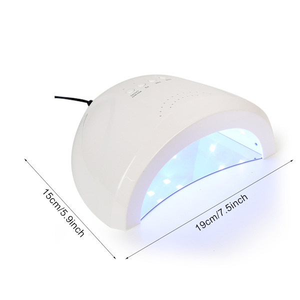 UV LED neglelampe tørketrommel neglelakk lampe lys herding fototerapi manikyr maskin