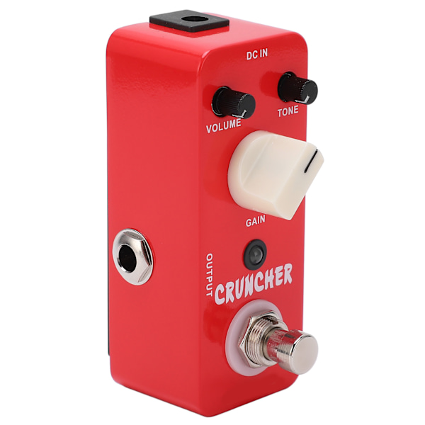 Høy forsterkningsforvrengning Mikro Pedal Metall Mini Effekter 3 Moduser Elektrisk Gitar Effektor MDS3