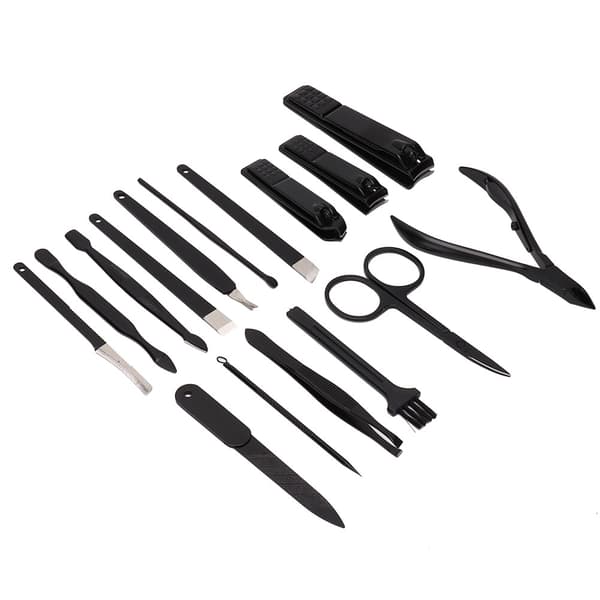 16 stk. Professionelt Pedicure Manicure Negleklipper Cutter Kit Sæt
