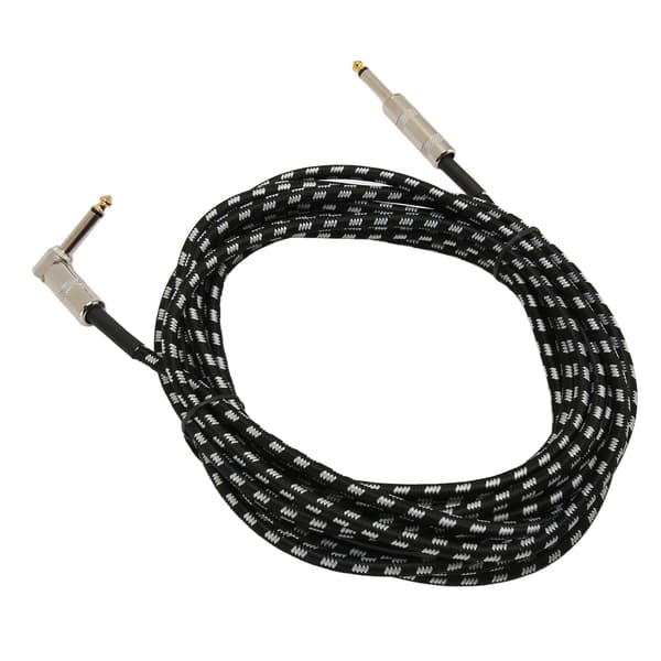 6m akustisk guitar kabel støjreduktion lige vinkel guitar forbinde kabel til bas udskiftning