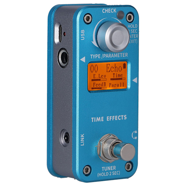 Fördröjningsreverb-effektpedal Cycle Overload Elektrisk gitarr Effektor Musikinstrument Tillbehör