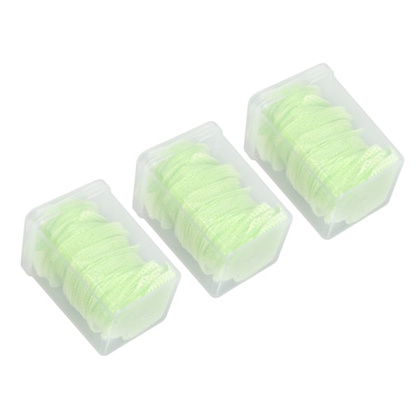 3 Förpackningar Nagelrengöringspads Mjuka Smidigare Säkra Bomullsbekväma Nagelkonst Gel Polish Pads för Salong Hem