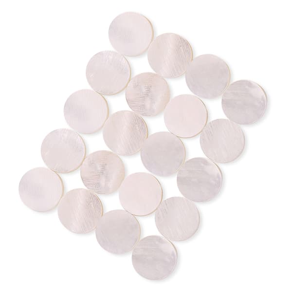 20 st Fretboard 6mm Inlay Dots Markers för Gitarr Ukulele Bas Mandolin Banjo Dekor