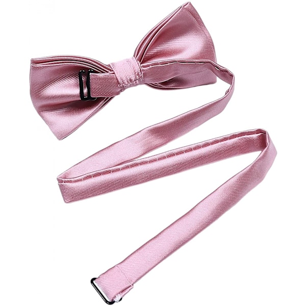 Klassiska pojkars flugor - Bröllop formell förbundna justerbara siden fluga för barn, rosa